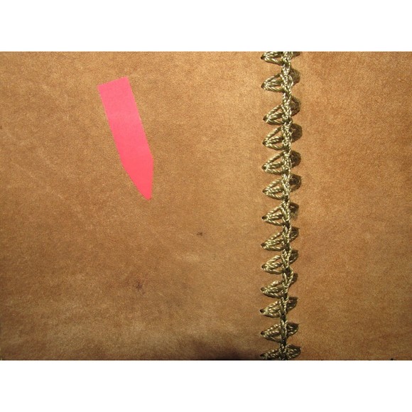 Linea by Louis Dell'Olio Brown 100% Suede Leather Patchwork Boho Jacket Top S - Picture 12 of 12